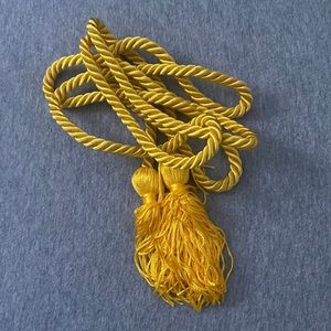 Gold graduation cord